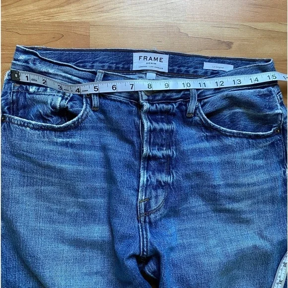 Frame Mens Le Original Button Fly Jean's - Picture 4 of 6